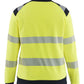 Blaklader Vlamvertragend Multinorm Dames Sweatshirts 34711762 rits vlamwerend antistatsich HiVis klasse 2 koude dames fluo geel-marineblauw(3389)