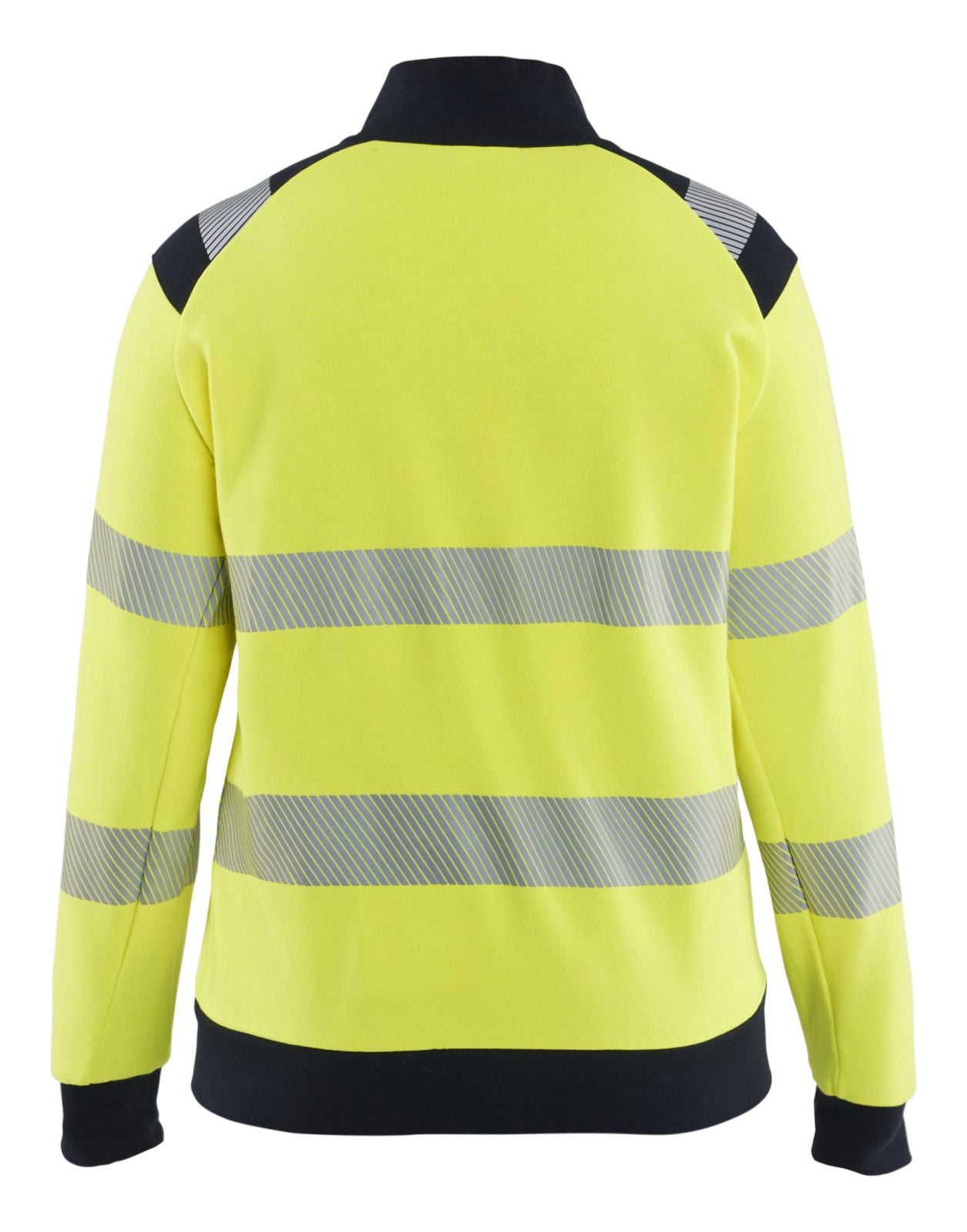 Blaklader Vlamvertragend Multinorm Dames Sweatshirts 34711762 rits vlamwerend antistatsich HiVis klasse 2 koude dames fluo geel-marineblauw(3389)