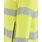 Blaklader Vlamvertragend Multinorm Dames Sweatshirts 34711762 rits vlamwerend antistatsich HiVis klasse 2 koude dames fluo geel-marineblauw(3389)