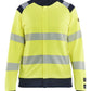 Blaklader Vlamvertragend Multinorm Dames Sweatshirts 34711762 rits vlamwerend antistatsich HiVis klasse 2 koude dames fluo geel-marineblauw(3389)
