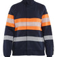 Blaklader Vlamvertragend Dames Multinorm Sweatshirt 34721745 rits inherent vlamwerend HiVis marineblauw-oranje(8953)