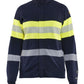 Blaklader Vlamvertragend Multinorm Dames Sweatshirts 34721762 rits vlamwerend antistatsich HiVis klasse 2 koude dames marineblauw-fluo geel(8933)