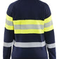 Blaklader Vlamvertragend Multinorm Dames Sweatshirts 34721762 rits vlamwerend antistatsich HiVis klasse 2 koude dames marineblauw-fluo geel(8933)