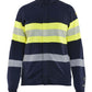 Blaklader Vlamvertragend Multinorm Dames Sweatshirts 34721762 rits vlamwerend antistatsich HiVis klasse 2 koude dames marineblauw-fluo geel(8933)