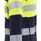 Blaklader Vlamvertragend Multinorm Dames Sweatshirts 34721762 rits vlamwerend antistatsich HiVis klasse 2 koude dames marineblauw-fluo geel(8933)