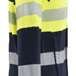 Blaklader Vlamvertragend Multinorm Dames Sweatshirts 34721762 rits vlamwerend antistatsich HiVis klasse 2 koude dames marineblauw-fluo geel(8933)