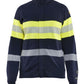 Blaklader Vlamvertragend Multinorm Dames Sweatshirts 34721762 rits vlamwerend antistatsich HiVis klasse 2 koude dames marineblauw-fluo geel(8933)