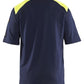 Blaklader Vlamvertragend T-shirts 34761737 vlamwerend antistatisch contrastkleur marineblauw-fluo geel(8933)