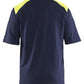 Blaklader Vlamvertragend T-shirts 34761737 vlamwerend antistatisch contrastkleur marineblauw-fluo geel(8933)