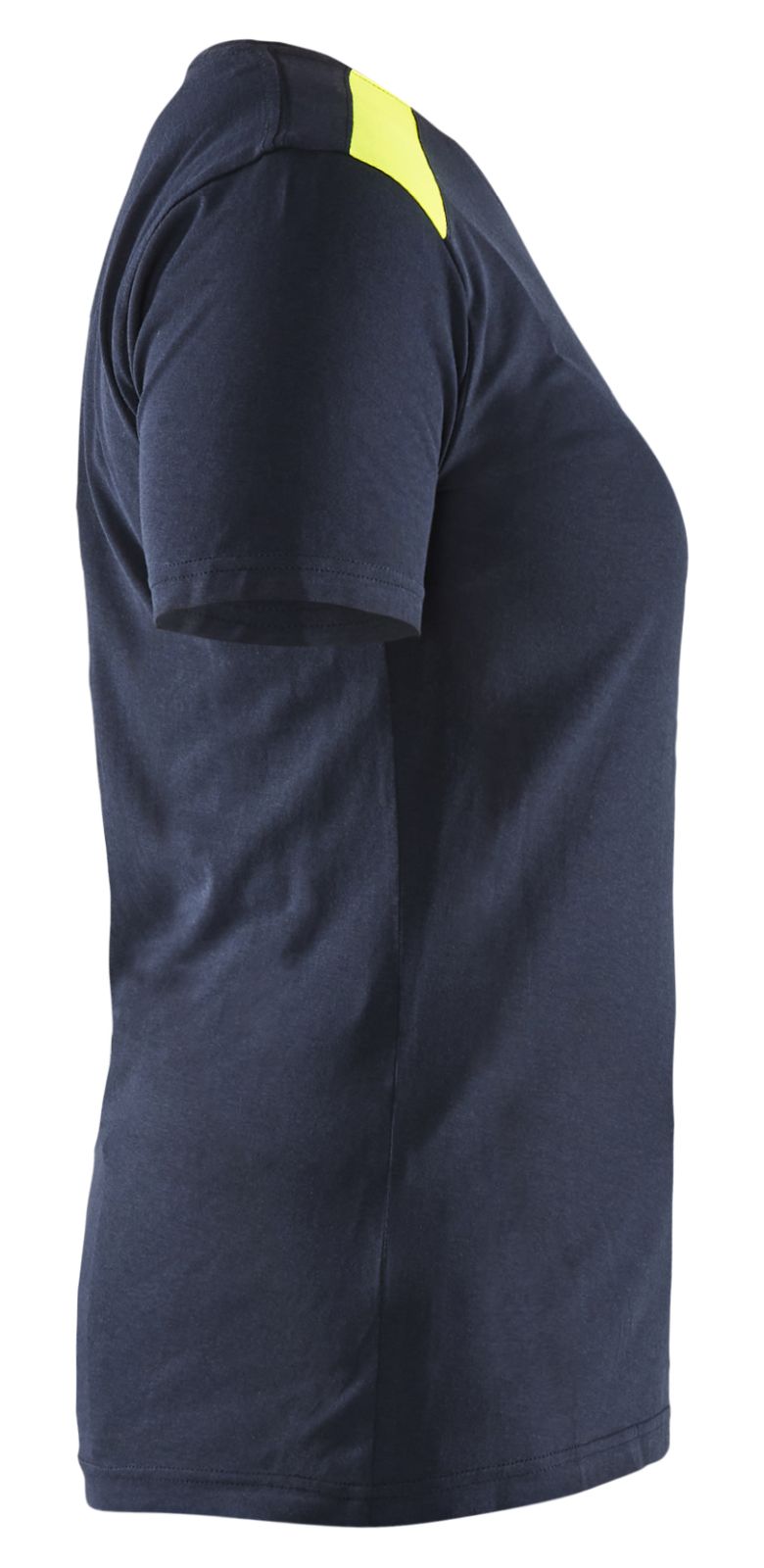 Blaklader Bi-Colour t-shirts 34791042 donker marineblauw-fluo geel(8633)