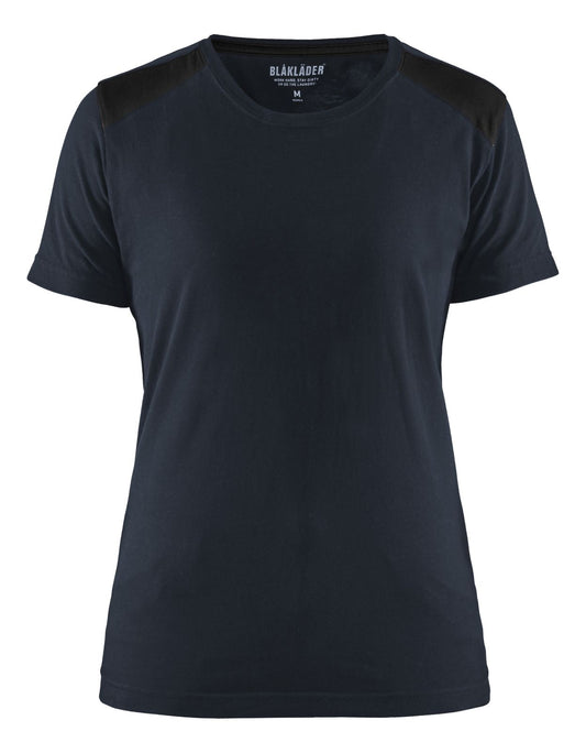 Blaklader T-shirts 34791042 donker marineblauw-zwart(8699)
