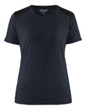 Blaklader T-shirts 34791042 donker marineblauw-zwart(8699)