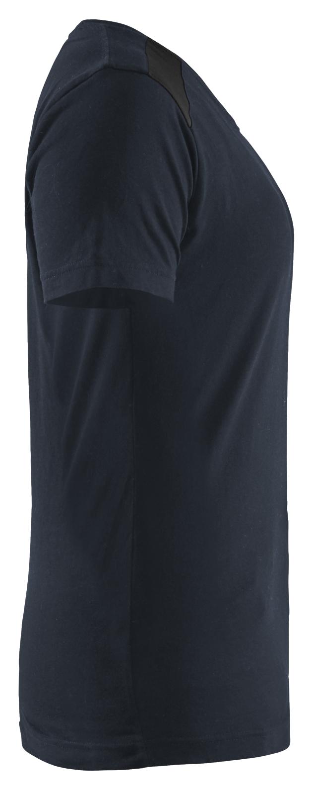 Blaklader T-shirts 34791042 donker marineblauw-zwart(8699)