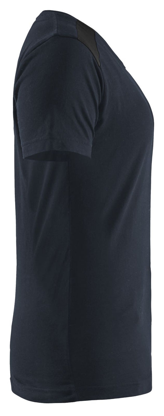 Blaklader T-shirts 34791042 donker marineblauw-zwart(8699)
