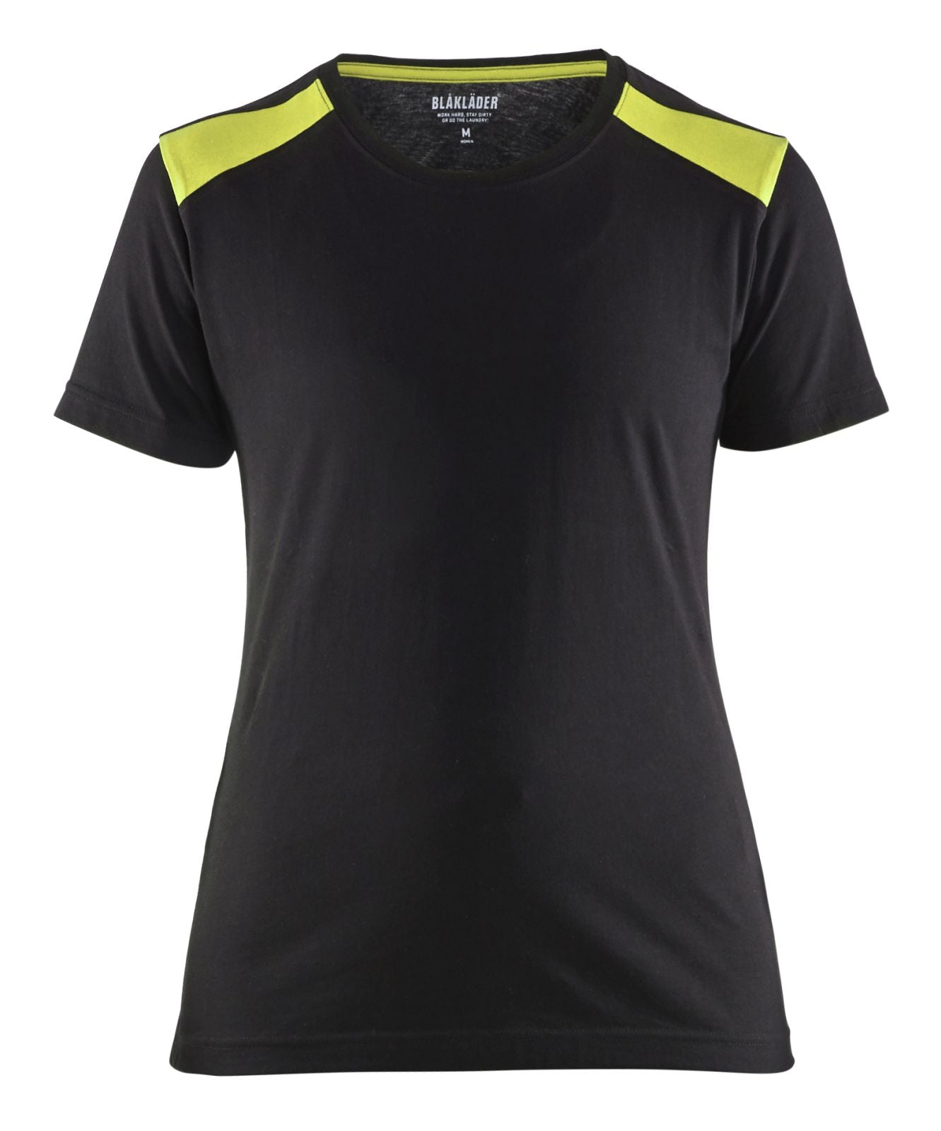 Blaklader T-shirts 34791042 zwart-fluo geel(9933)