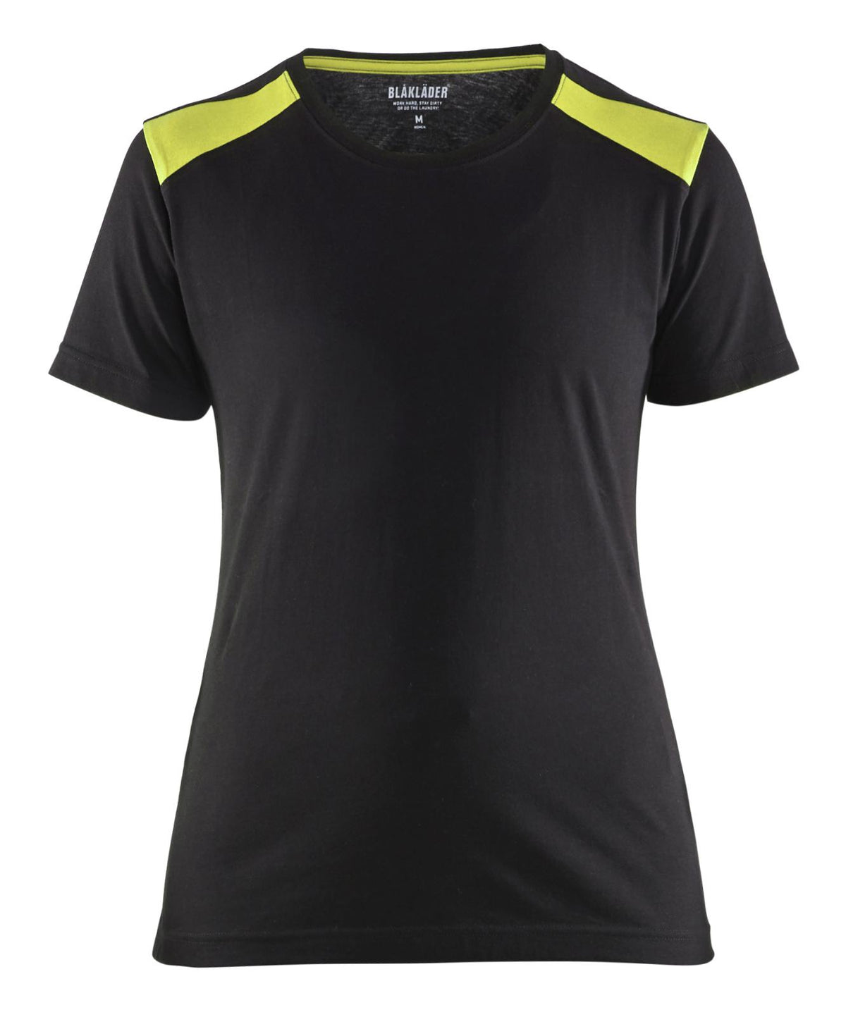 Blaklader T-shirts 34791042 zwart-fluo geel(9933)