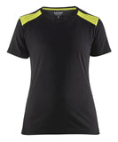 Blaklader T-shirts 34791042 zwart-fluo geel(9933)