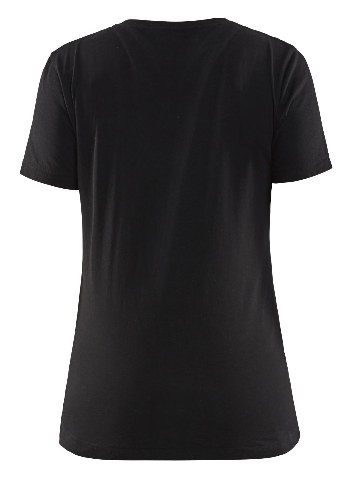 Blaklader T-shirts 34791042 zwart-rood(9956)