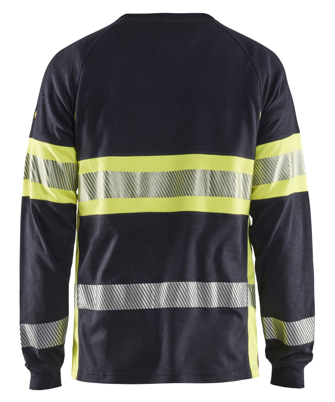 Blaklader T-shirts 34841761 marineblauw-fluo geel(8933)