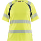 Blaklader High Vis Dames T-shirts 35032537 HiVis fluo geel-marineblauw(3389)