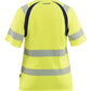 Blaklader High Vis Dames T-shirts 35032537 HiVis fluo geel-marineblauw(3389)