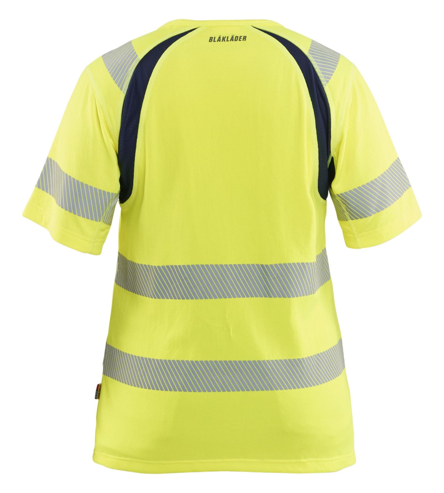 Blaklader High Vis Dames T-shirts 35032537 HiVis fluo geel-marineblauw(3389)