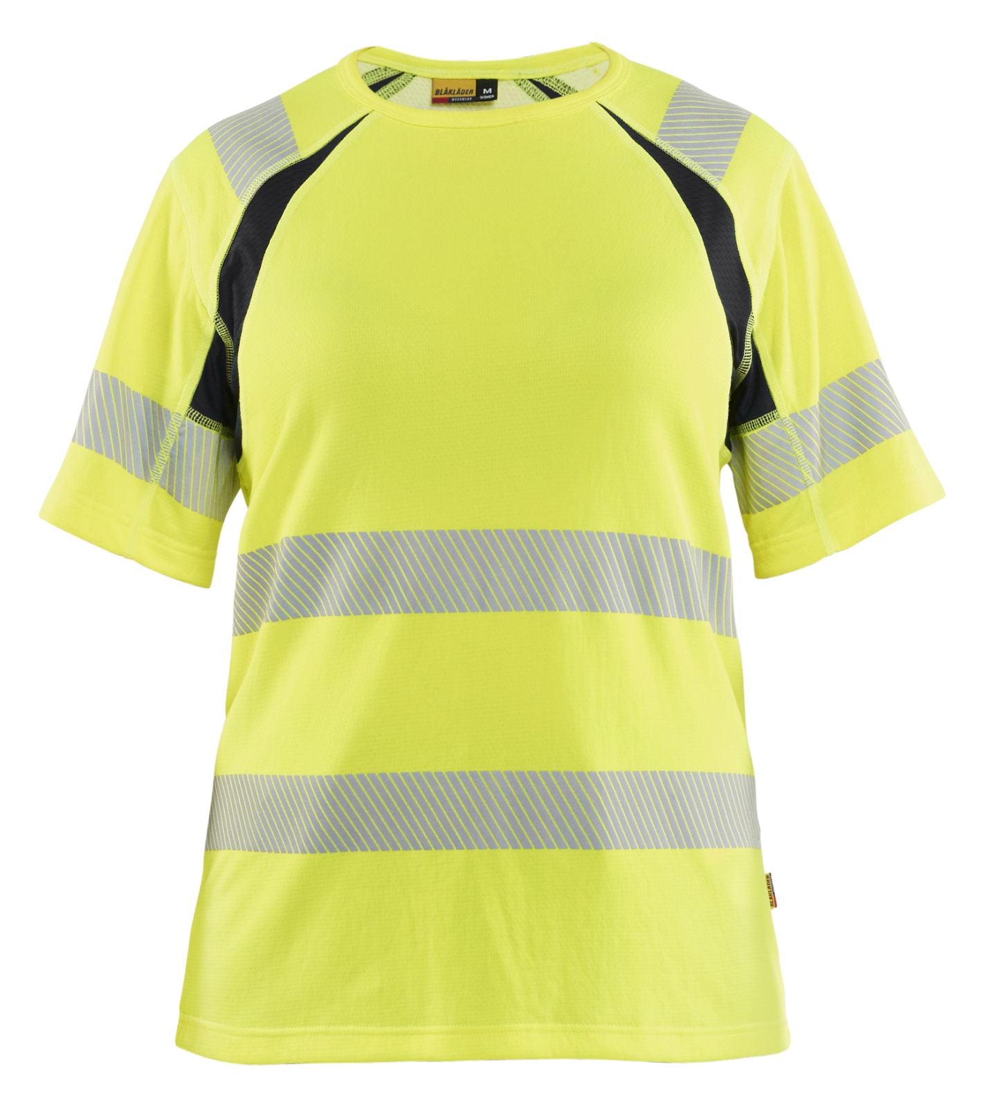 Blaklader High Vis Dames T-Shirts 35032537 HiVis fluo geel-zwart(3399)