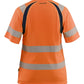 Blaklader High Vis Dames T-Shirts 35032537 HiVis fluo oranje-marineblauw(5389)