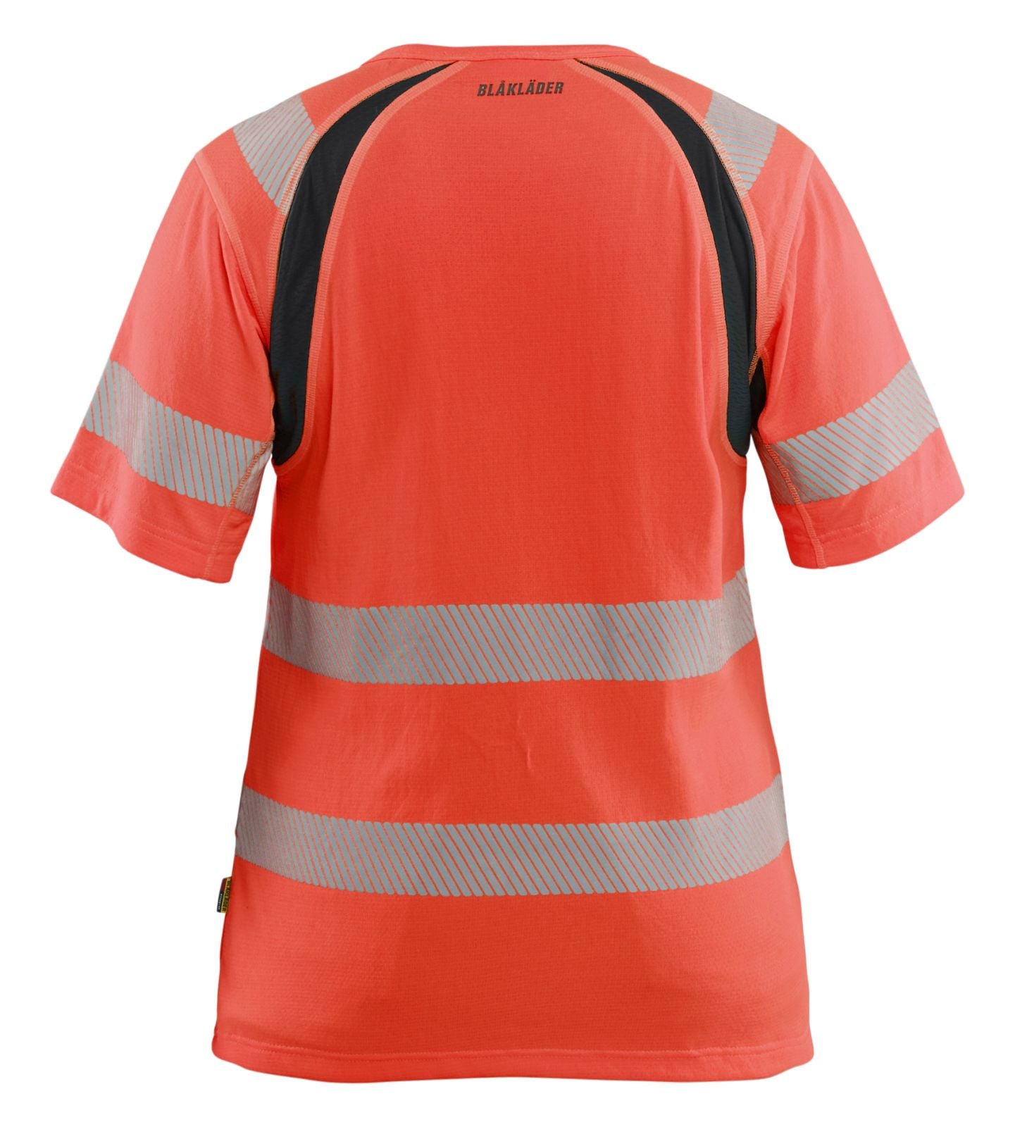Blaklader High Vis Dames T-Shirts 35032537 HiVis fluo rood-zwart(5599)