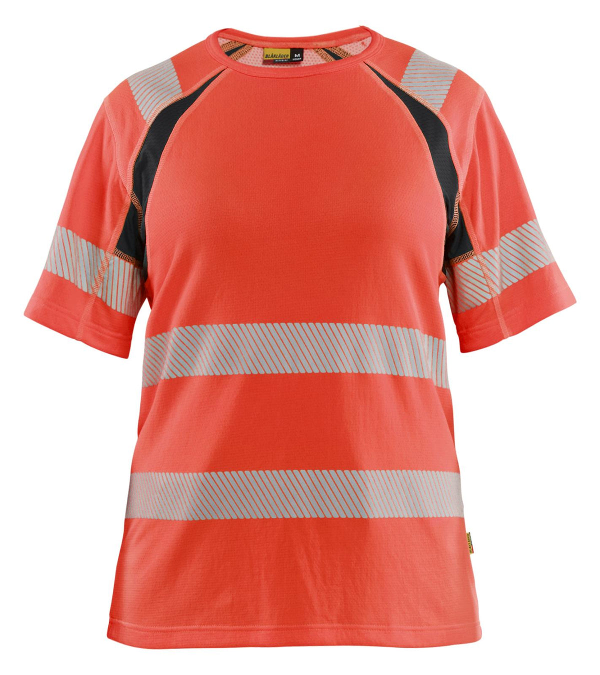Blaklader High Vis Dames T-Shirts 35032537 HiVis fluo rood-zwart(5599)