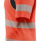 Blaklader High Vis Dames T-Shirts 35032537 HiVis fluo rood-zwart(5599)