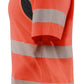 Blaklader High Vis Dames T-Shirts 35032537 HiVis fluo rood-zwart(5599)