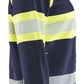 Blaklader High Vis Dames Sweaters 35051158 rits HIVis marineblauw-fluo geel(8933)