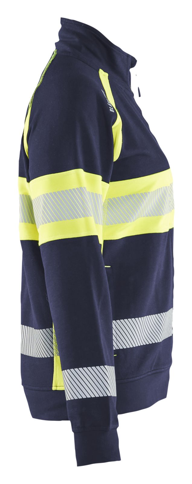 Blaklader High Vis Dames Sweaters 35051158 rits HIVis marineblauw-fluo geel(8933)