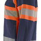 Blaklader High Vis Dames Sweaters 35051158 rits HIVis marineblauw-oranje(8953)