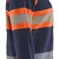 Blaklader High Vis Dames Sweaters 35051158 rits HIVis marineblauw-oranje(8953)