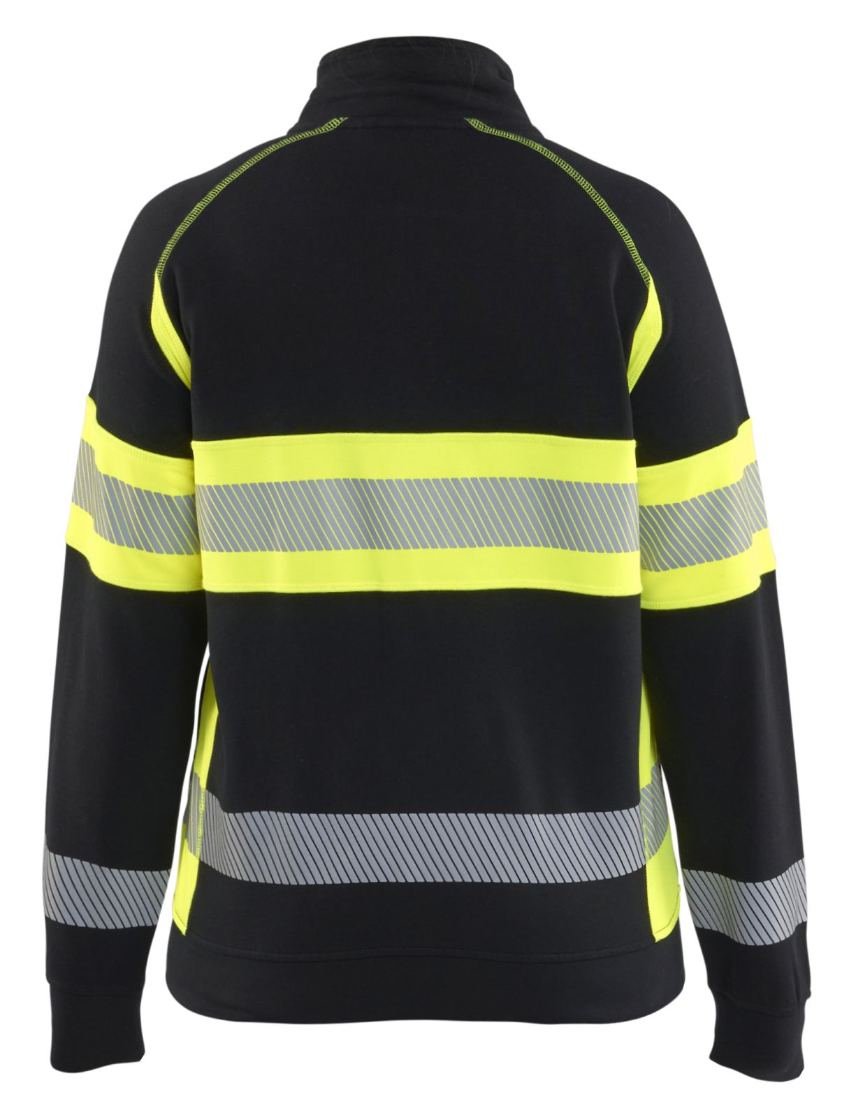Blaklader High Vis Dames Sweaters 35051158 rits HIVis zwart-fluo geel(9933)