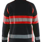 Blaklader High Vis Dames Sweaters 35051158 rits HIVis zwart-fluo rood(9955)