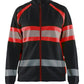 Blaklader High Vis Dames Sweaters 35051158 rits HIVis zwart-fluo rood(9955)