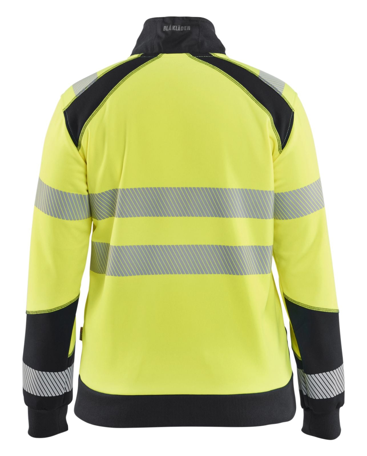 Blaklader Dames High Vis sweaters 35082528 HiVis rits fluo geel-zwart(3399)