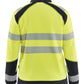 Blaklader Dames High Vis sweaters 35082528 HiVis rits fluo geel-zwart(3399)