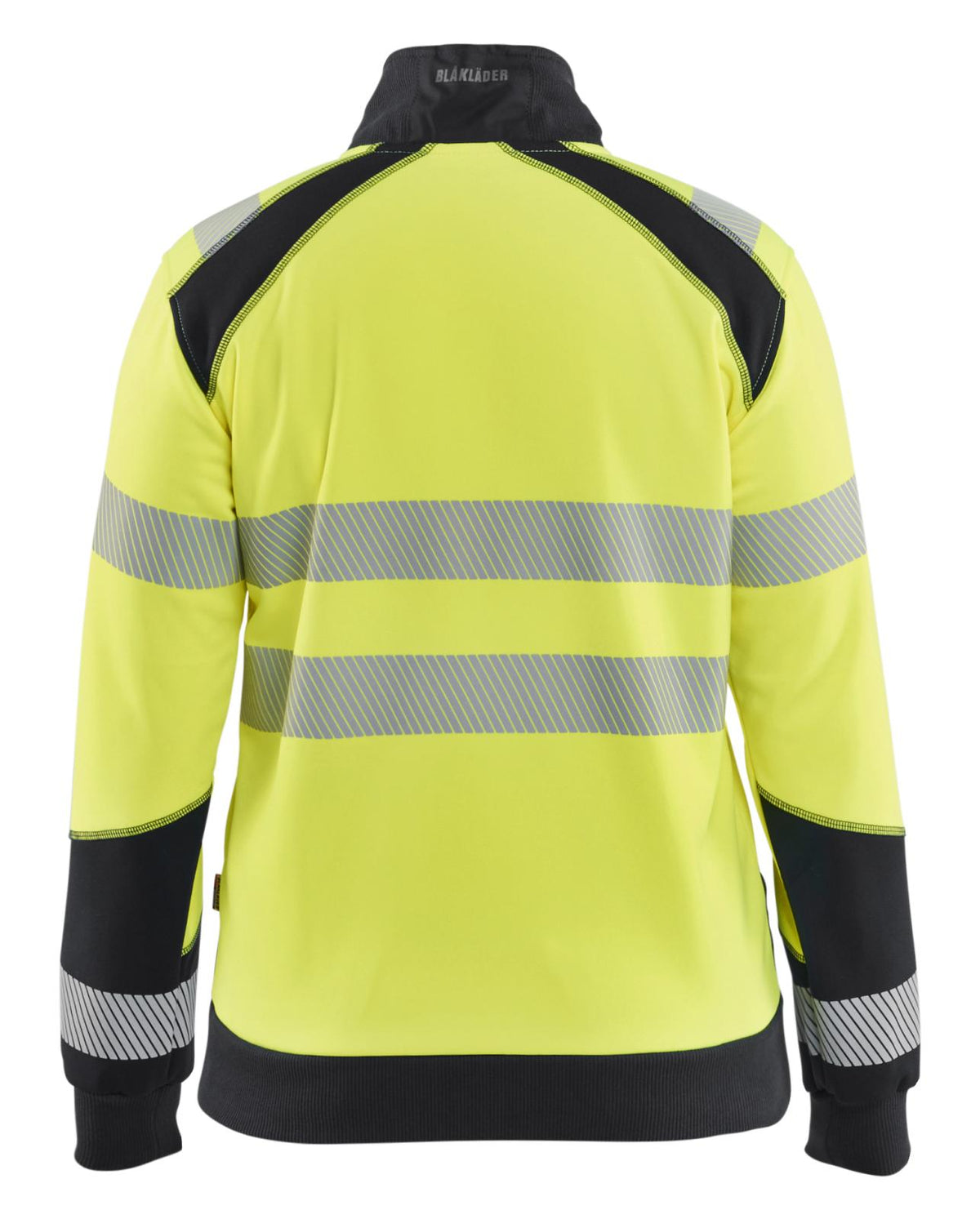 Blaklader Dames High Vis sweaters 35082528 HiVis rits fluo geel-zwart(3399)