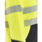 Blaklader Dames High Vis sweaters 35082528 HiVis rits fluo geel-zwart(3399)