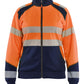 Blaklader Dames High Vis sweaters 35082528 HiVis rits fluo oranje-marineblauw(5389)
