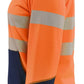Blaklader Dames High Vis sweaters 35082528 HiVis rits fluo oranje-marineblauw(5389)