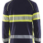 Blaklader T-shirts 35101030 HiVis marineblauw-fluo geel(8833)