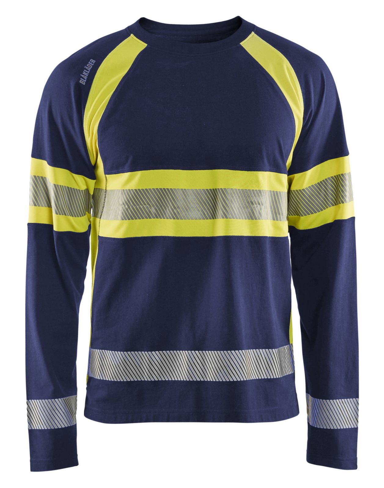 Blaklader T-shirts 35101030 HiVis marineblauw-fluo geel(8833)