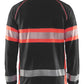 Blaklader t-shirts 35101030 zwart-fluo rood(9955)