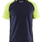 Blaklader T-shirts 35151030 HiVis marineblauw-fluo geel(8833)