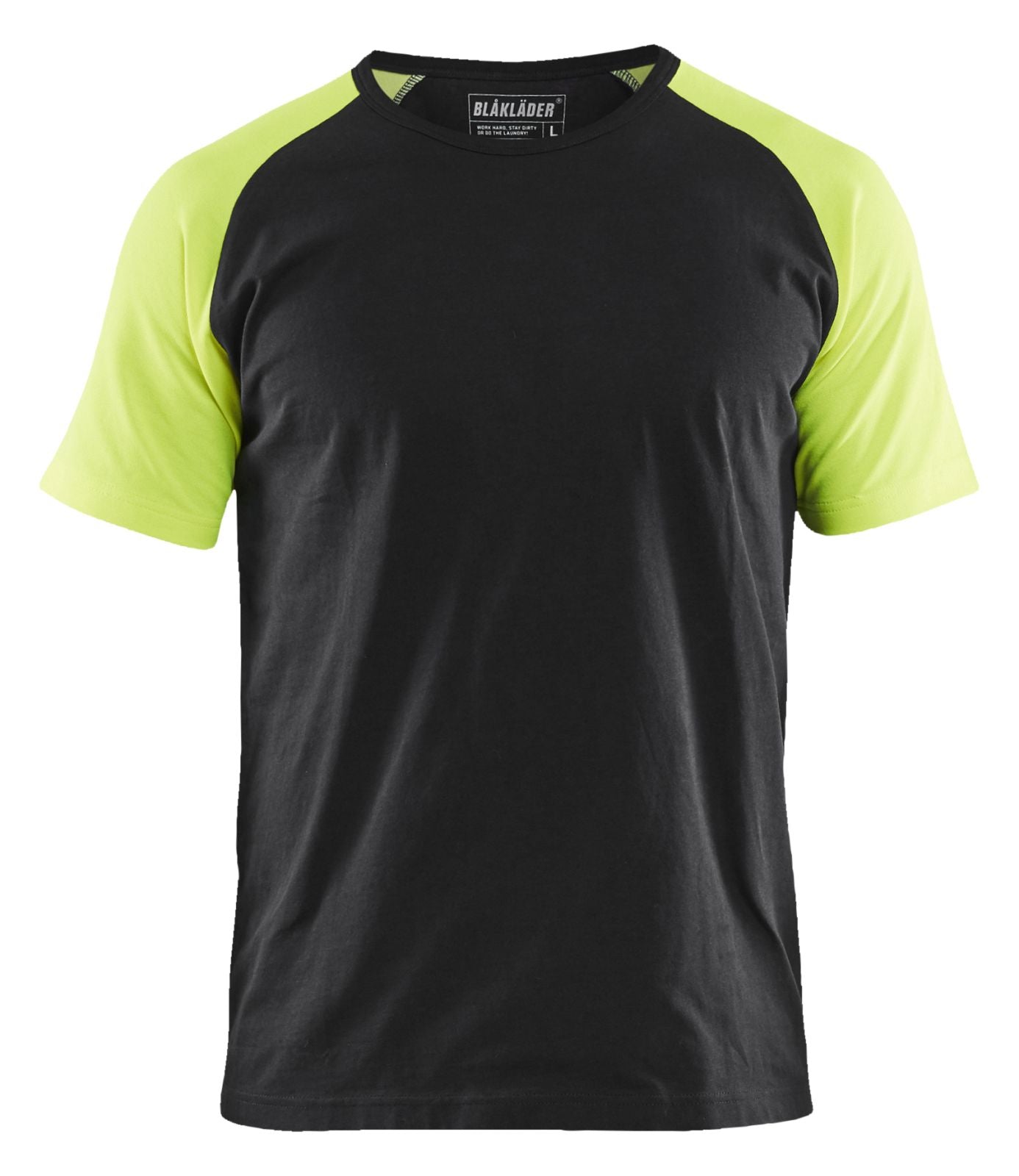 Blaklader T-shirts 35151030 HiVis zwart-fluo geel(9933)